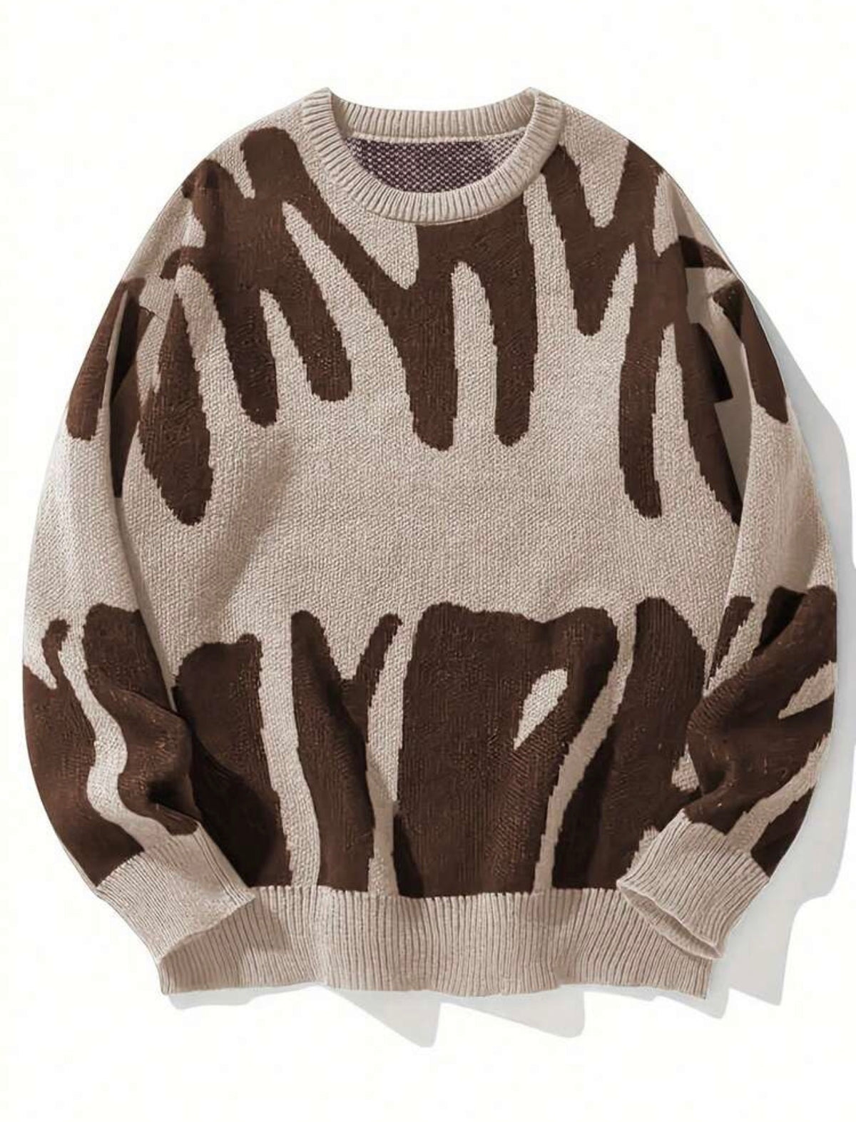 Urban Edge Abstract Knit Jumper