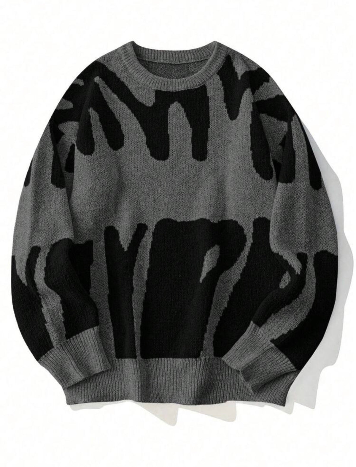 Urban Edge Abstract Knit Jumper